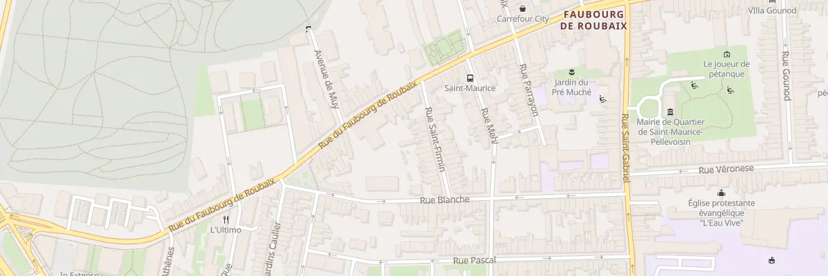 Plan du 6 Rue Saint Firmin à Lille