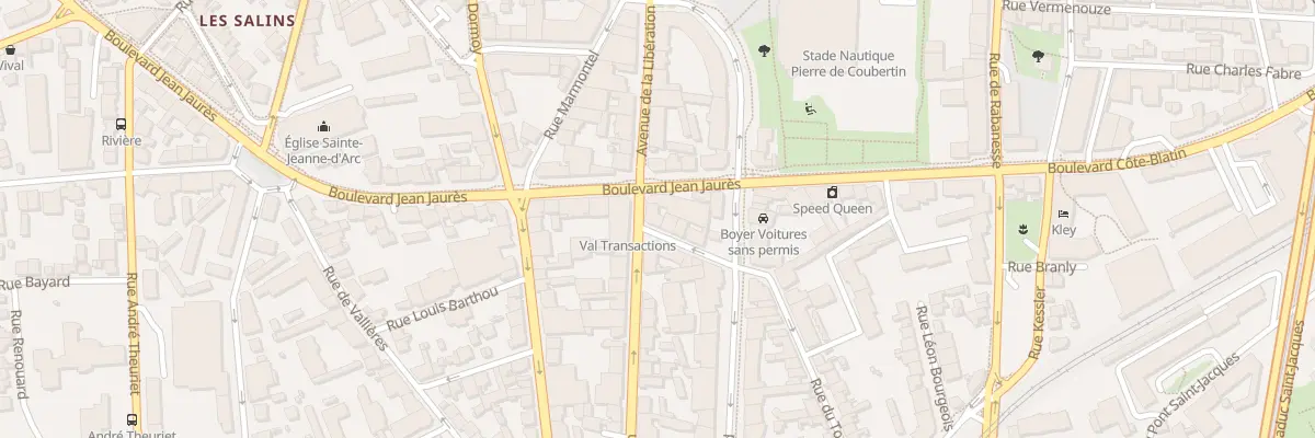 Plan du 1 Rue du Tonnet à Clermont-Ferrand
