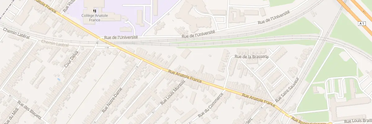 Plan du 64 Rue Anatole France à Ronchin