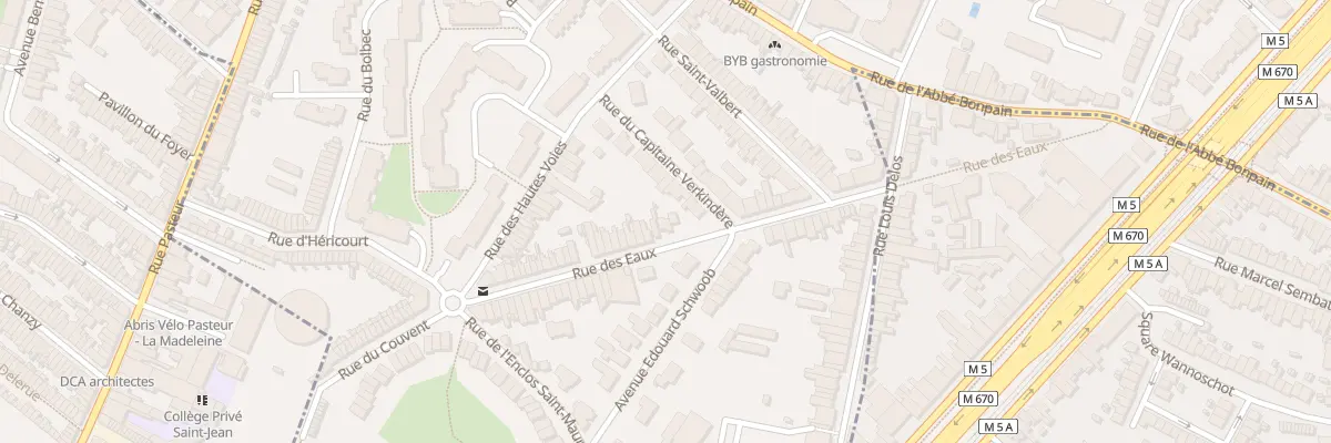 Plan du 47 Rue des Eaux à Marcq-en-Barœul