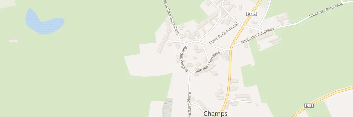 Plan du 1 Rue des Vergers à Champs