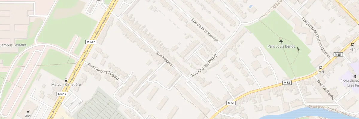 Plan du 34 Rue Meunier à Marcq-en-Barœul