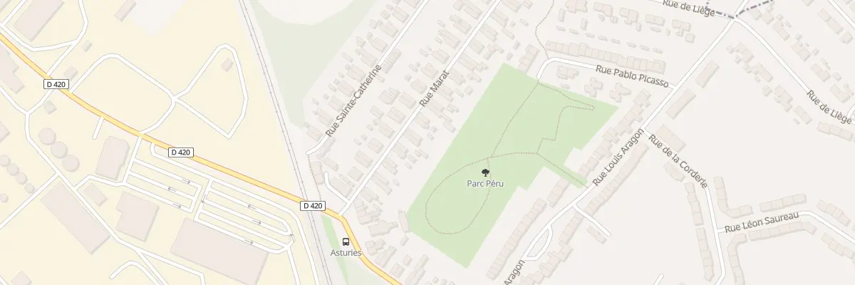 Plan du 20 Rue Marat à Auby