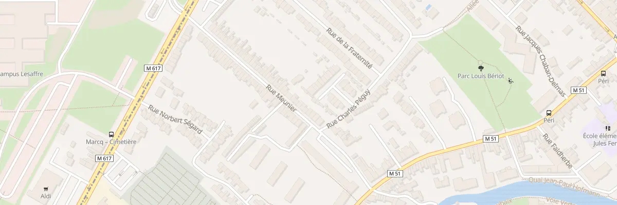 Plan du 32 Rue Meunier à Marcq-en-Barœul