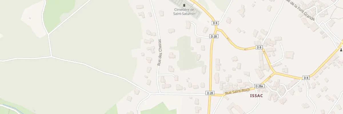 Plan du 7 Rue des Cheiras à Saint-Saturnin