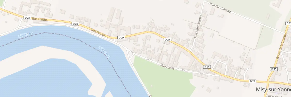 Plan du 32 Rue Basse à Misy-sur-Yonne