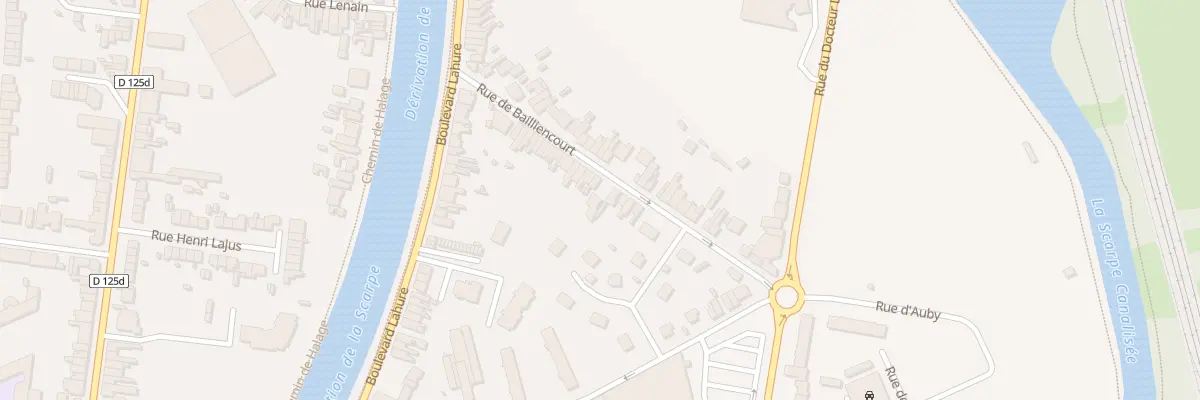 Plan du 145 Rue de Bailliencourt à Douai