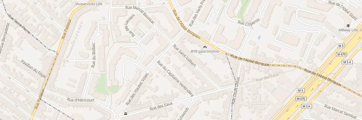 Plan du 37 Rue Saint-Valbert à Marcq-en-Barœul