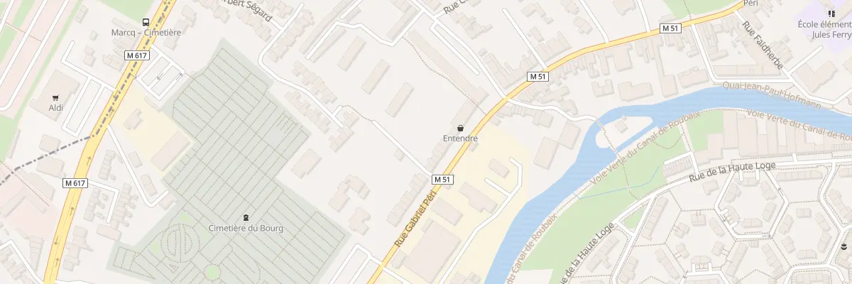 Plan du 64 Rue Gabriel Péri à Marcq-en-Barœul