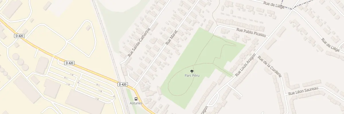 Plan du 22 Rue Marat à Auby