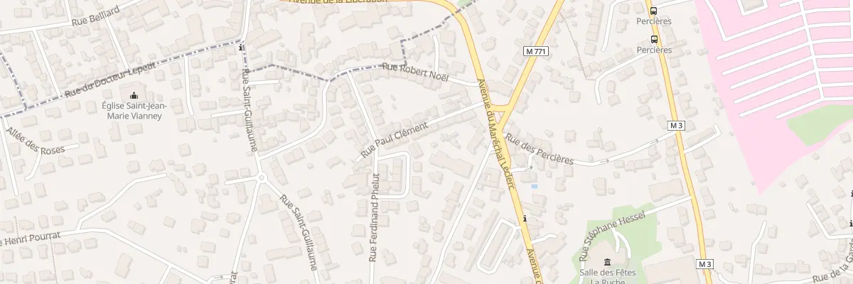 Plan du 13 Rue Paul Clément à Beaumont