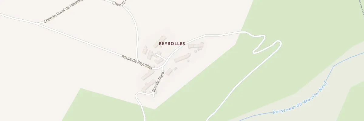Plan du 5366 Reyrolles à Anzat-le-Luguet