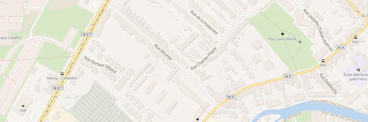 Plan du 26 Rue Meunier à Marcq-en-Barœul