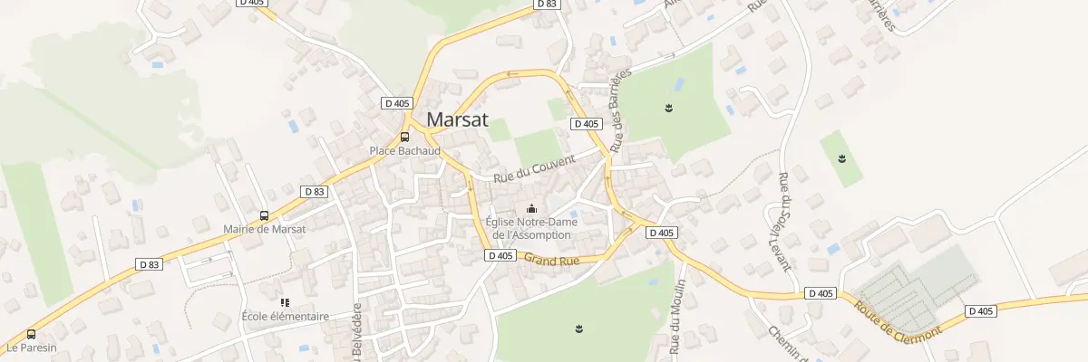 Plan du 9 Rue du Couvent à Marsat