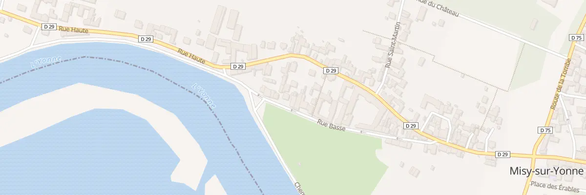 Plan du 30 Rue Basse à Misy-sur-Yonne