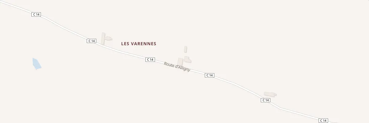 Plan du 127 Les Champs des Varennes à Saint-Pierre-le-Moûtier