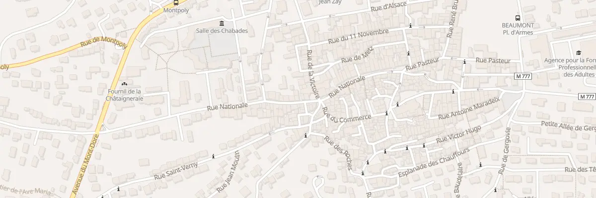 Plan du 86 Rue Nationale à Beaumont