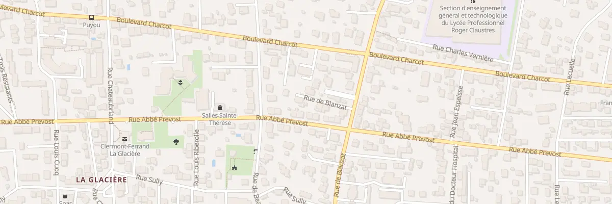Plan du 181 Rue de Blanzat à Clermont-Ferrand
