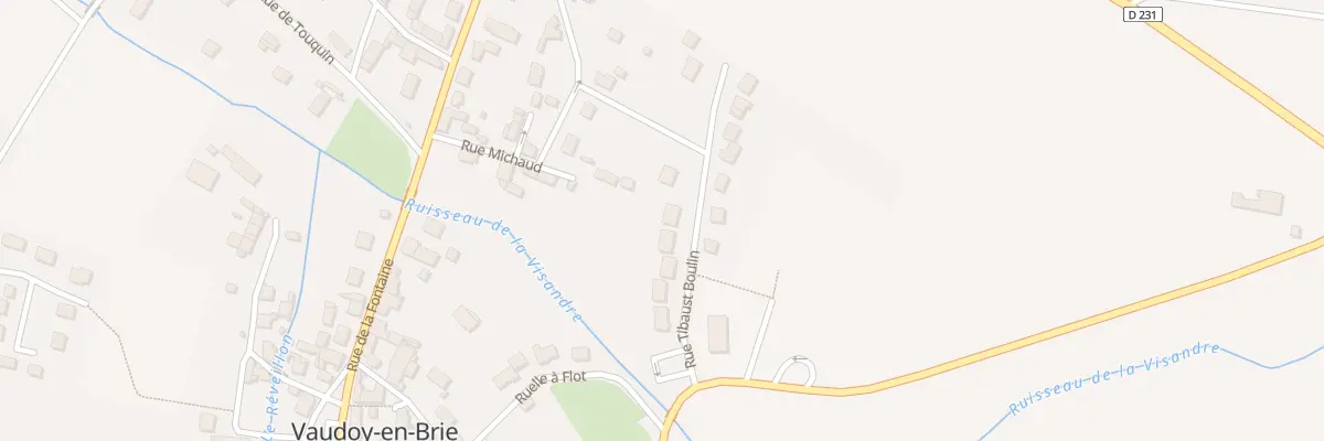 Plan du 11 Rue Tibaust Boulin à Vaudoy-en-Brie