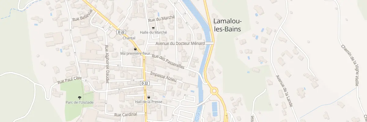 Plan du 2 Rue Ferdinand Fabre à Lamalou-les-Bains
