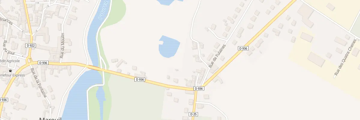 Plan du 7 Rue de Fulaines à Mareuil-sur-Ourcq