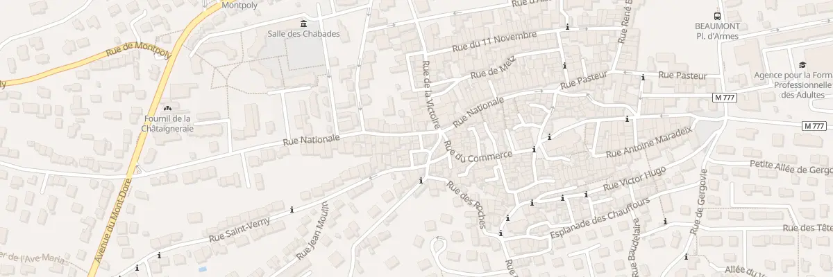 Plan du 2 Rue Desaix à Beaumont