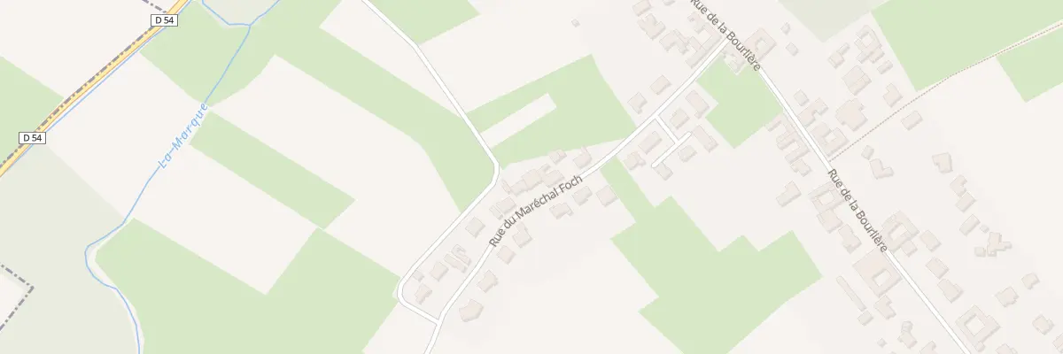 Plan du 8 Rue du Maréchal Foch à Tourmignies