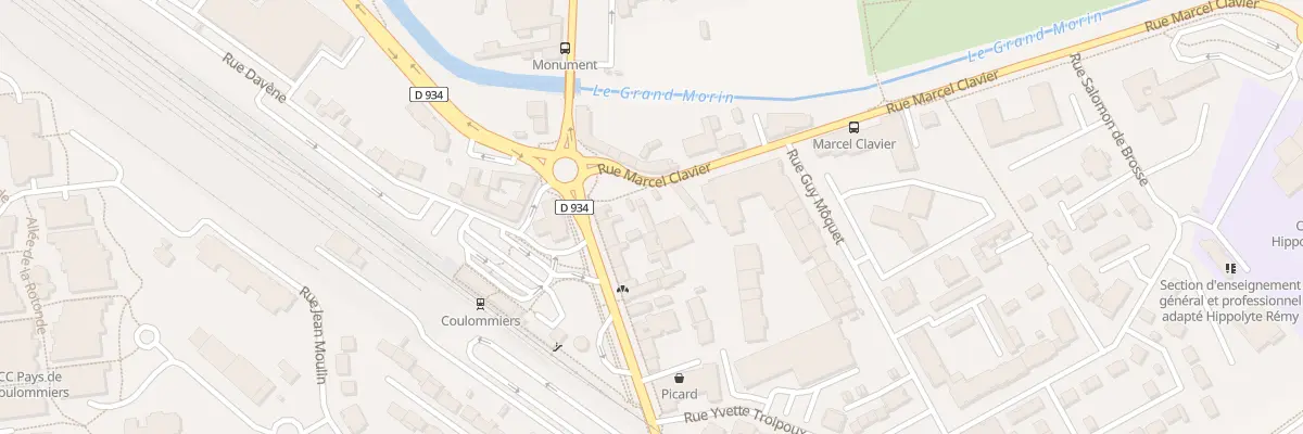 Plan du 3B Av de Strasbourg à Coulommiers