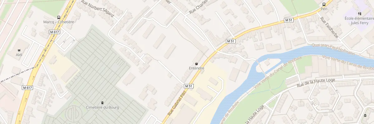 Plan du 56 Rue Gabriel Péri à Marcq-en-Barœul