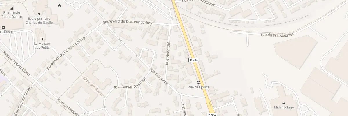 Plan du 5 Rue Henri Dié à Coulommiers