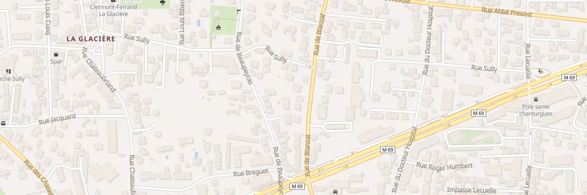 Plan du 149 Rue de Blanzat à Clermont-Ferrand