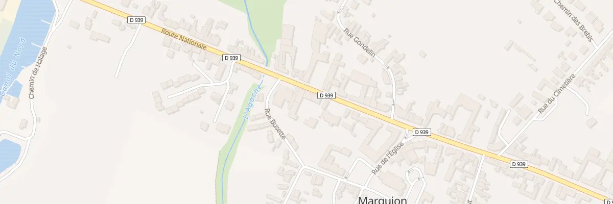 Plan du 38F Rte Nationale à Marquion