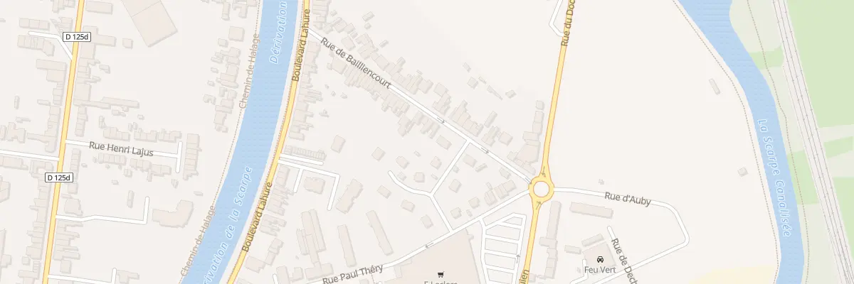 Plan du 113 Rue de Bailliencourt à Douai