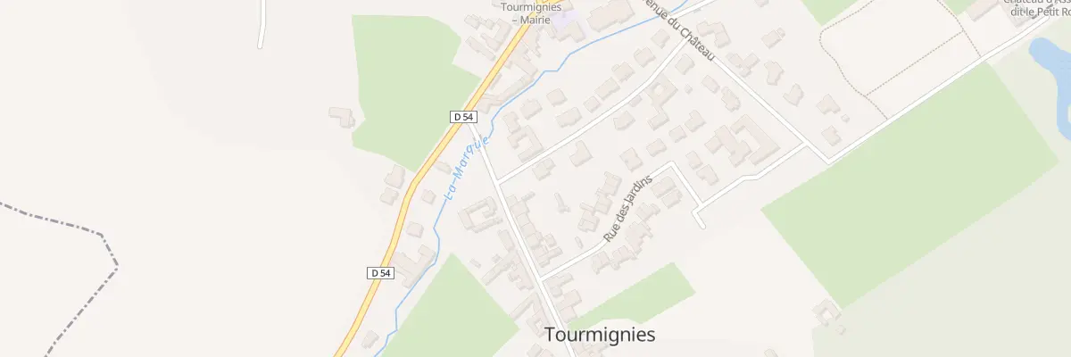 Plan du 2 Che Madame à Tourmignies