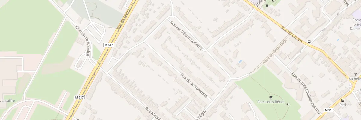 Plan du 34 Rue de la Fraternité à Marcq-en-Barœul