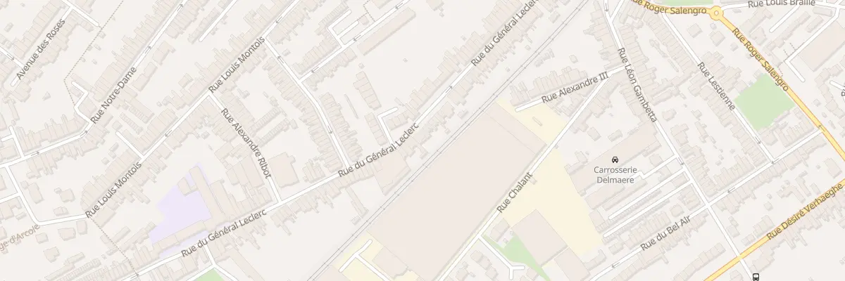 Plan du 132 Rue du Général Leclerc à Ronchin