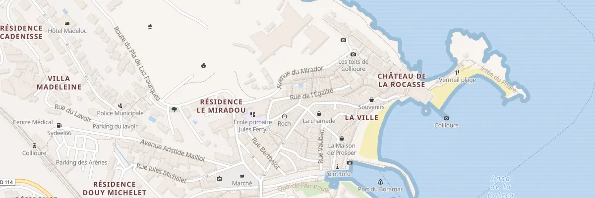 Plan du 37 Rue de l’Egalite à Collioure
