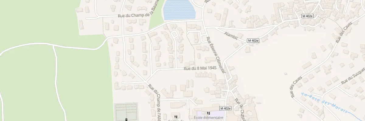 Plan du 2 Rue des Jardins à Châteaugay