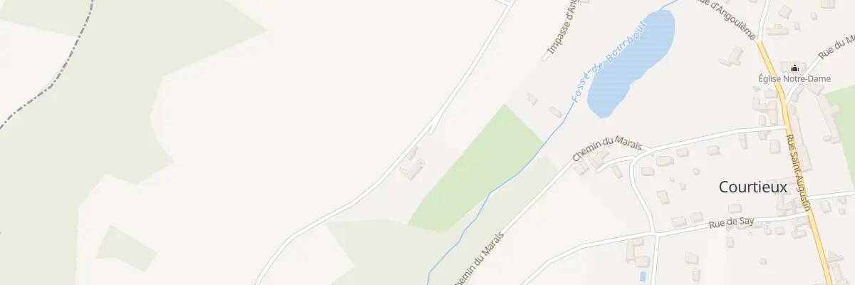 Plan du 8 Rue d’Angoulême à Courtieux