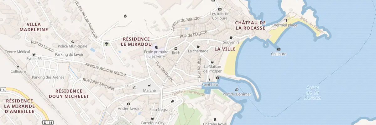 Plan du 11 Rue du Petit Puits à Collioure