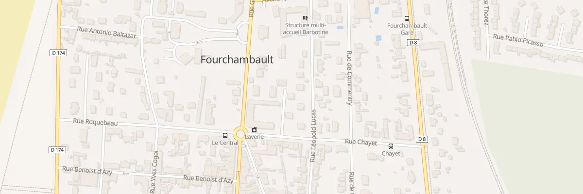 Plan du 3Q Rue Chayet à Fourchambault