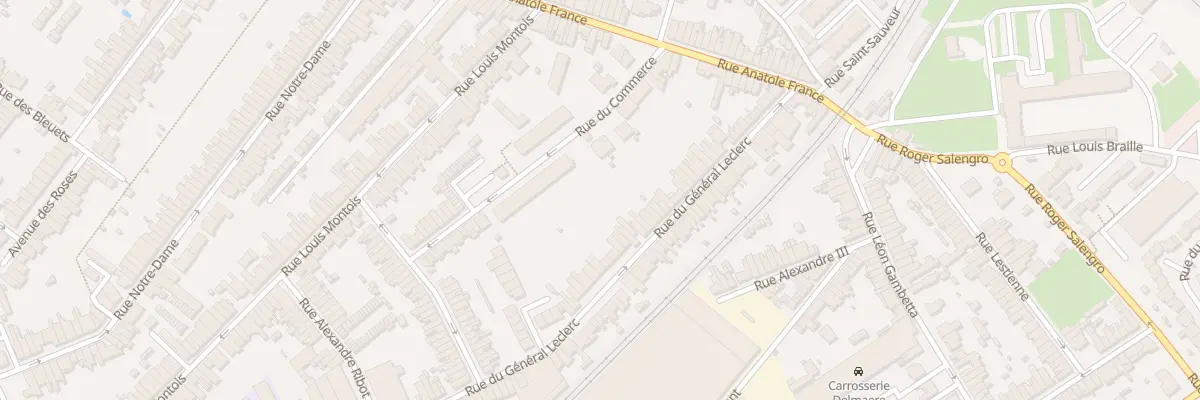 Plan du 155 Rue du Général Leclerc à Ronchin