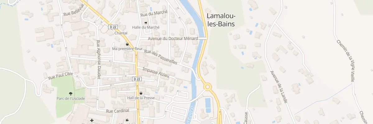Plan du 1 Rue des Acacias à Lamalou-les-Bains