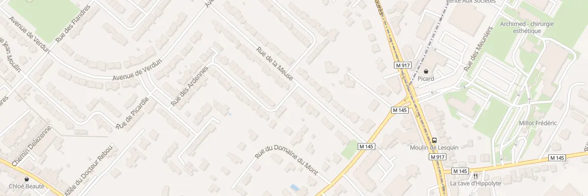 Plan du 16 Rue de la Meuse à Faches-Thumesnil