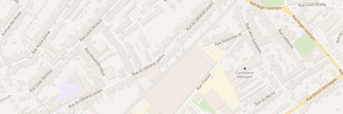 Plan du 138 Rue du Général Leclerc à Ronchin
