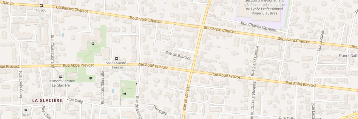 Plan du 179 Rue de Blanzat à Clermont-Ferrand