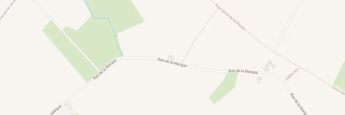 Plan du 520 Rue de la Marque à Mons-en-Pévèle