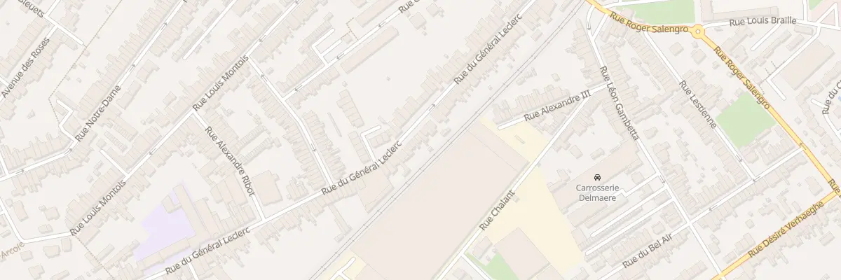 Plan du 142 Rue du Général Leclerc à Ronchin