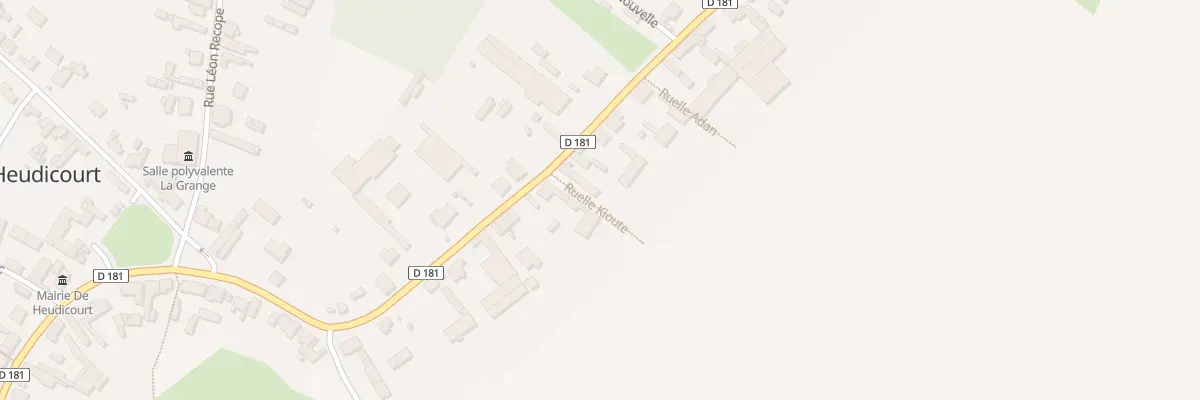 Plan du 341 Rue de Révelon à Heudicourt