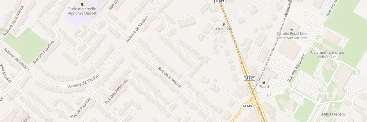 Plan du 24 Rue de l’Argonne à Faches-Thumesnil